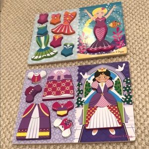 Melissa & Doug chunky dress up puzzles
